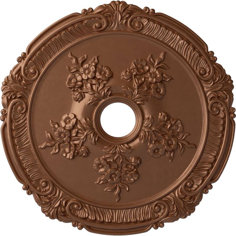 26"OD x 3 3/4"ID x 1 1/2"P Attica with Rose Ceiling Medallion