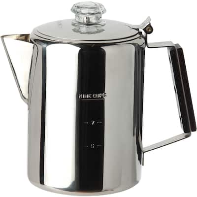 Coghlan's 9-Cup Stainless Steel Coffee Pot - One Size Fits Most