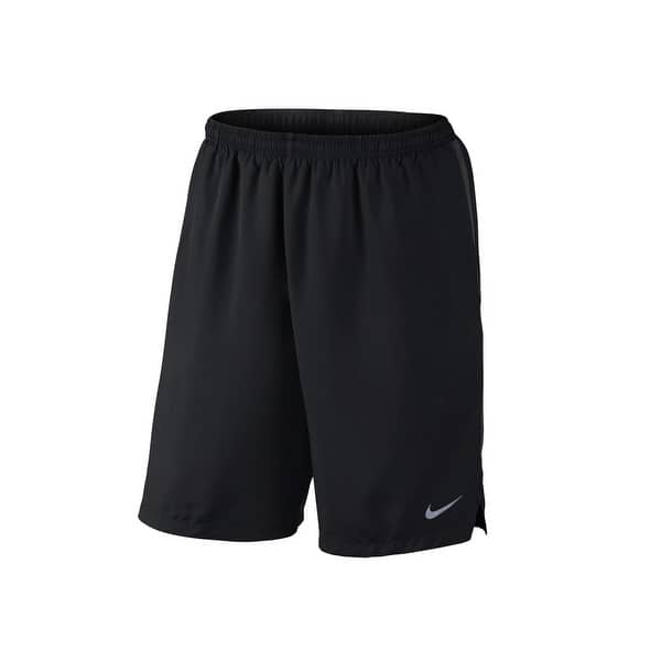 Shop Nike Men S 9 Dri Fit Challenger Shorts Black Overstock