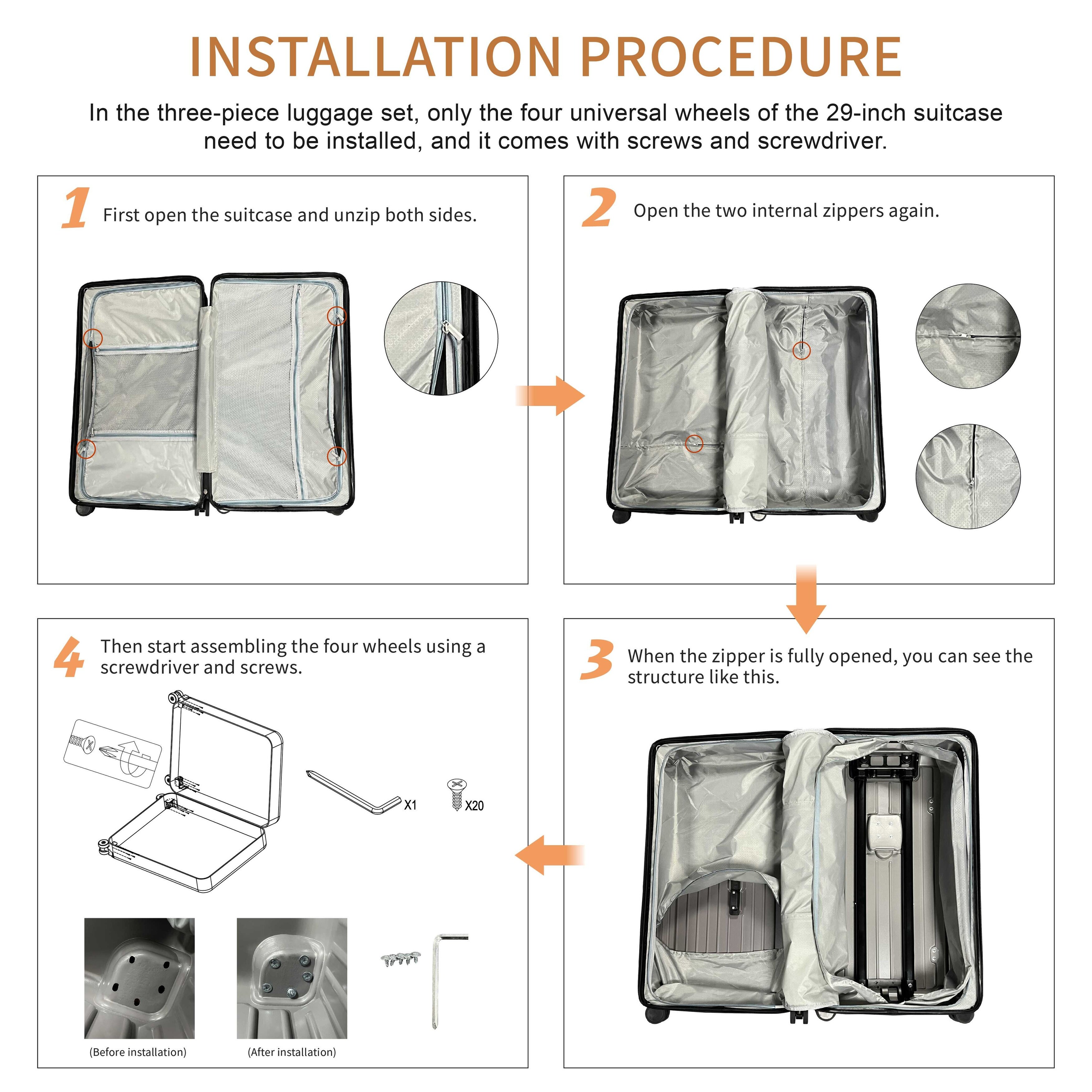 Luggage Set 4 pcs (20