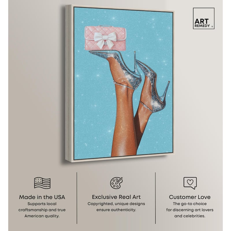 Clutch Purse on Display Canvas by Art Remedy