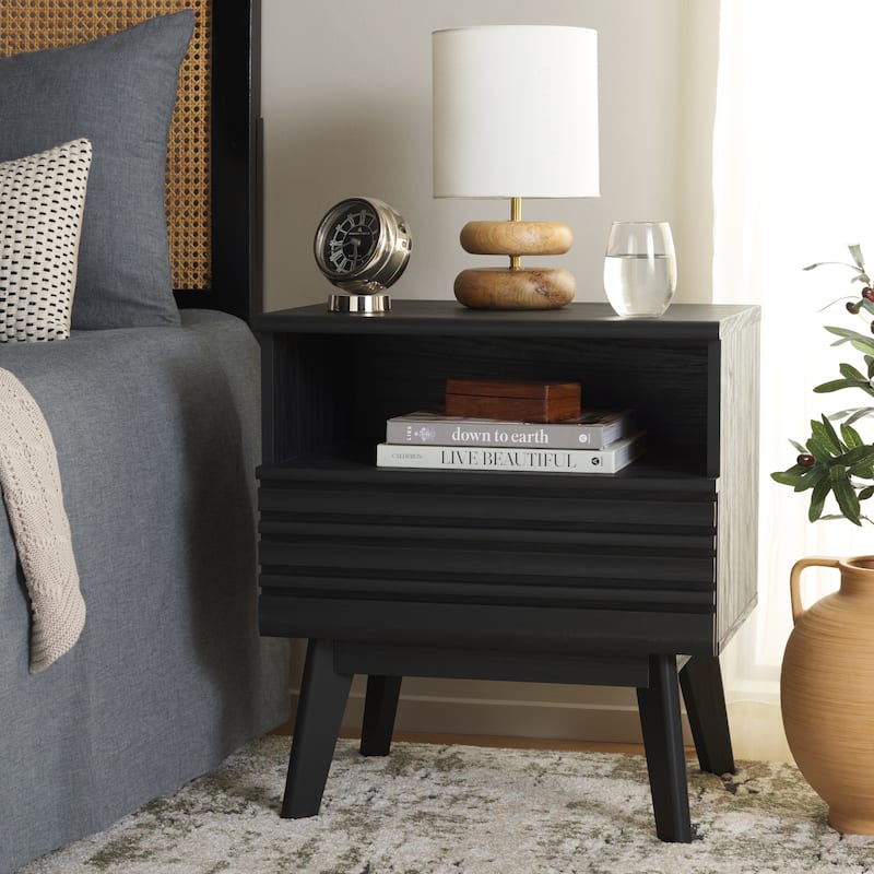 SAFAVIEH Home Esma 1 Drawer 1 Shelf Nightstand
