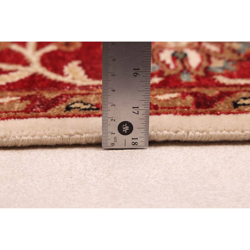 ECARPETGALLERY Hand-knotted Jamshidpour Cream Wool Rug - 5'6 x 8'5