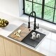 preview thumbnail 101 of 137, KRAUS Kore Workstation Drop-In Stainless Steel Kitchen Sink