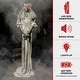 preview thumbnail 3 of 17, Haunted Hill Farm Lifesize Animatronic Haunted Lady Statue with Lights and Sound, Indoor/Covered Outdoor Halloween Decoration