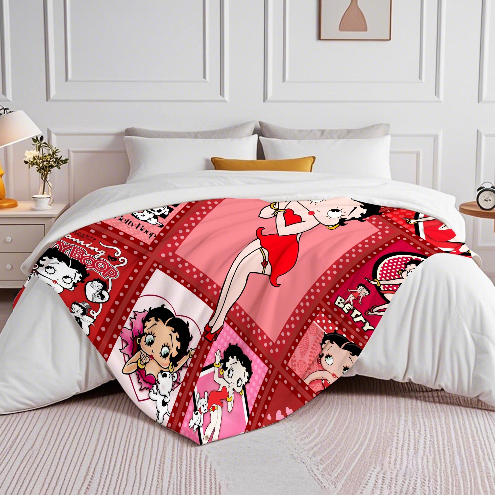 Betty Boop Super Soft Fleece Plush Throw Blanket for Couch - Picture 48 of 374