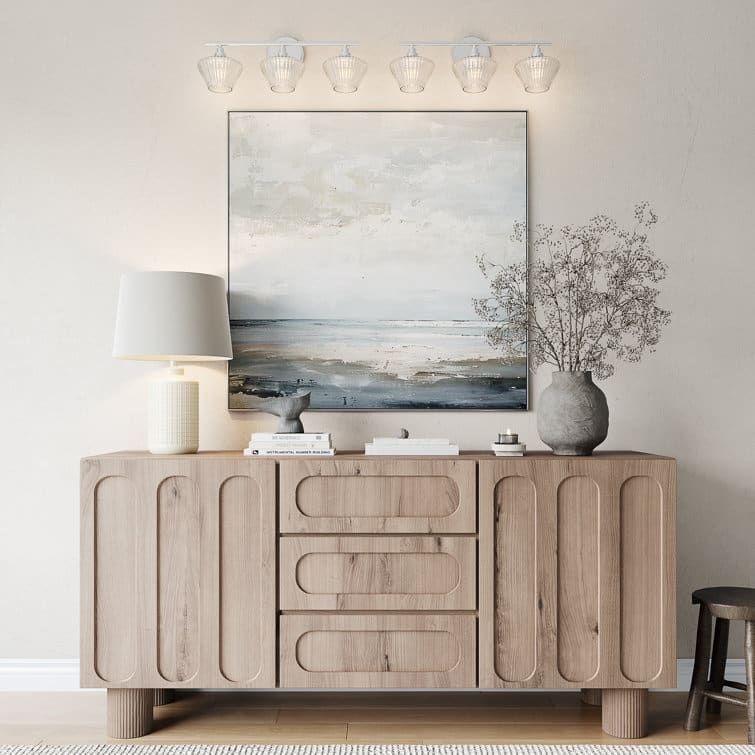 Acroma Bathroom Steel Dimmable Vanity Light