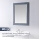 preview thumbnail 88 of 110, Altair Isla Single Bathroom Vanity Set and Aosta White Countertop with Mirror