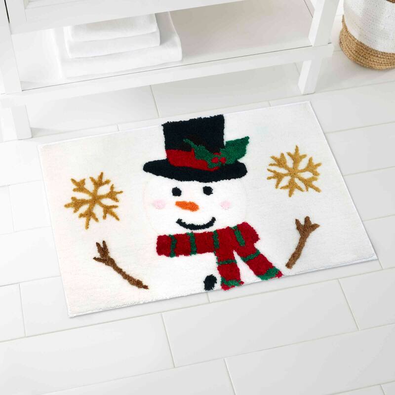 Avanti Snowman Rug