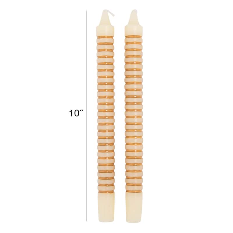 Unscented Taper Candles in Box - 0.88"L x 0.88"W x 10.0"H