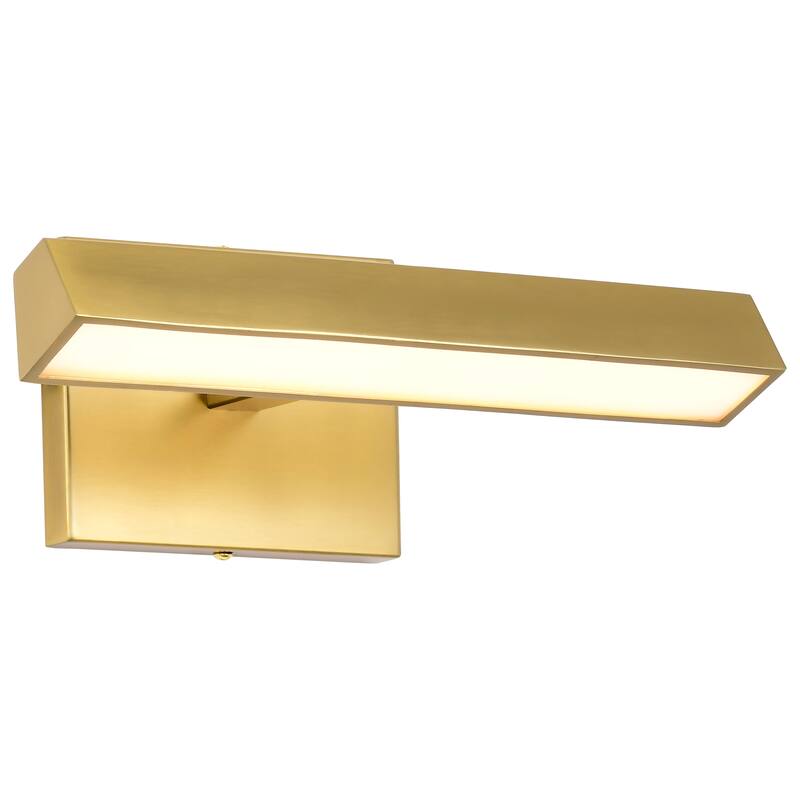 Mila 1 Foot LED Picture Light 3 CCT Selectable Vintage Brass Finish Acrylic Lens - Vintage Brass