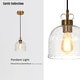 preview thumbnail 5 of 17, Cavitt Mid-century Modern Art Decor Pendant Light Farmhouse Chic Glass Kitchen Island Lighting - 8.3 inches