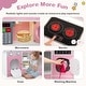 preview thumbnail 7 of 28, Honeyjoy Corner Kitchen Playset with Coffee Machine Oven Microwave - See Details