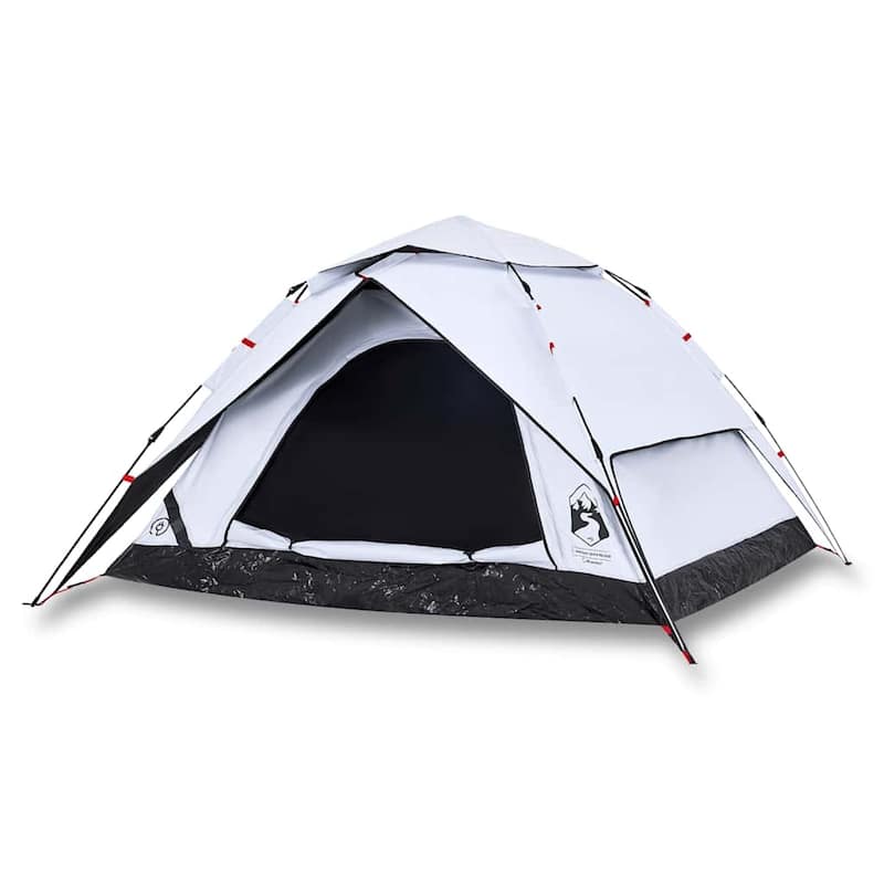vidaXL Camping Tent Dome Shelter Blackout Outdoor Patio Fabric Quick Release - 90.6 x 90.6 x 55.1