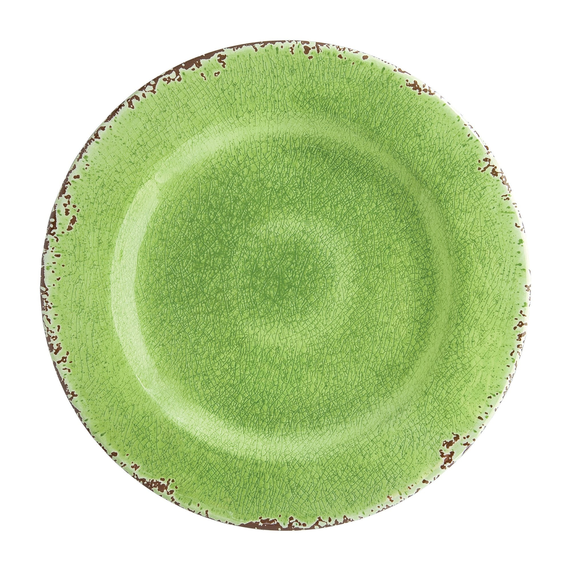 Crackle top melamine dinnerware