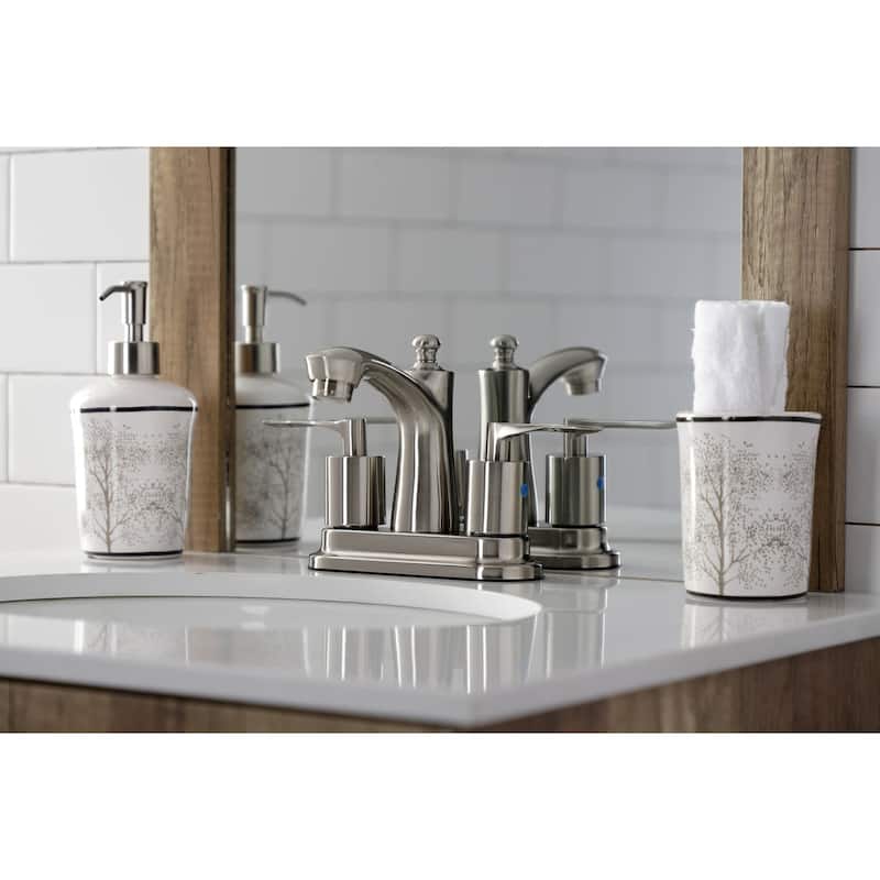 Kingston Brass Serena 1.2 GPM Centerset Bathroom Faucet with Pop-Up