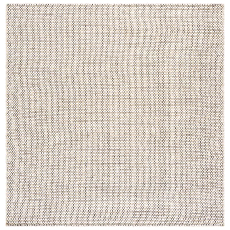 SAFAVIEH Handmade Natura Tarran Transitional Wool Rug - Beige/Ivory - 6' Square