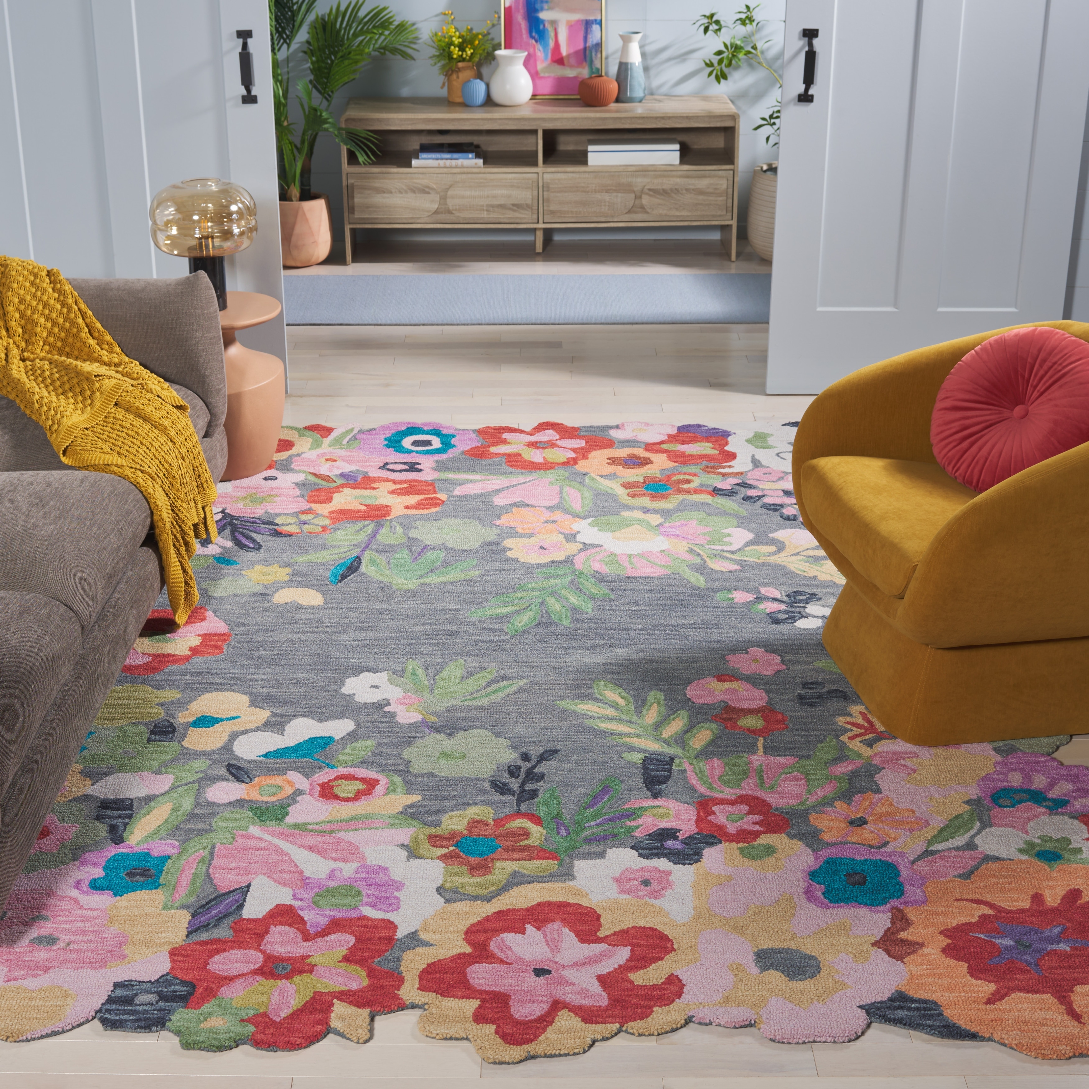 SAFAVIEH Handmade Jardin Malfrid Country Wool Rug