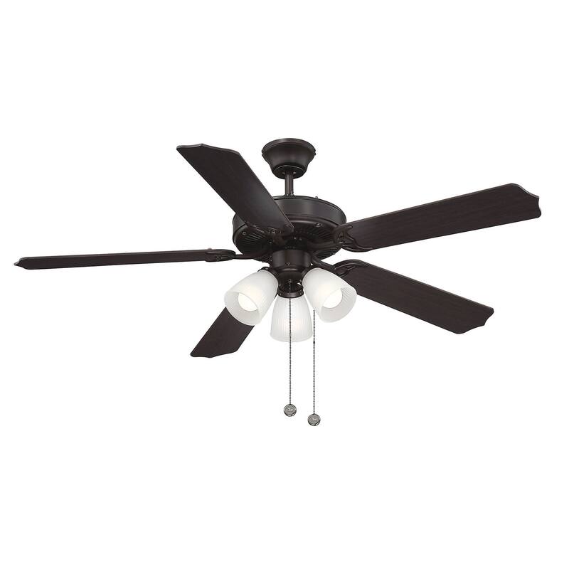 Bellevue SH2021 52" 5 Blade 3 Light Indoor LED Ceiling Fan
