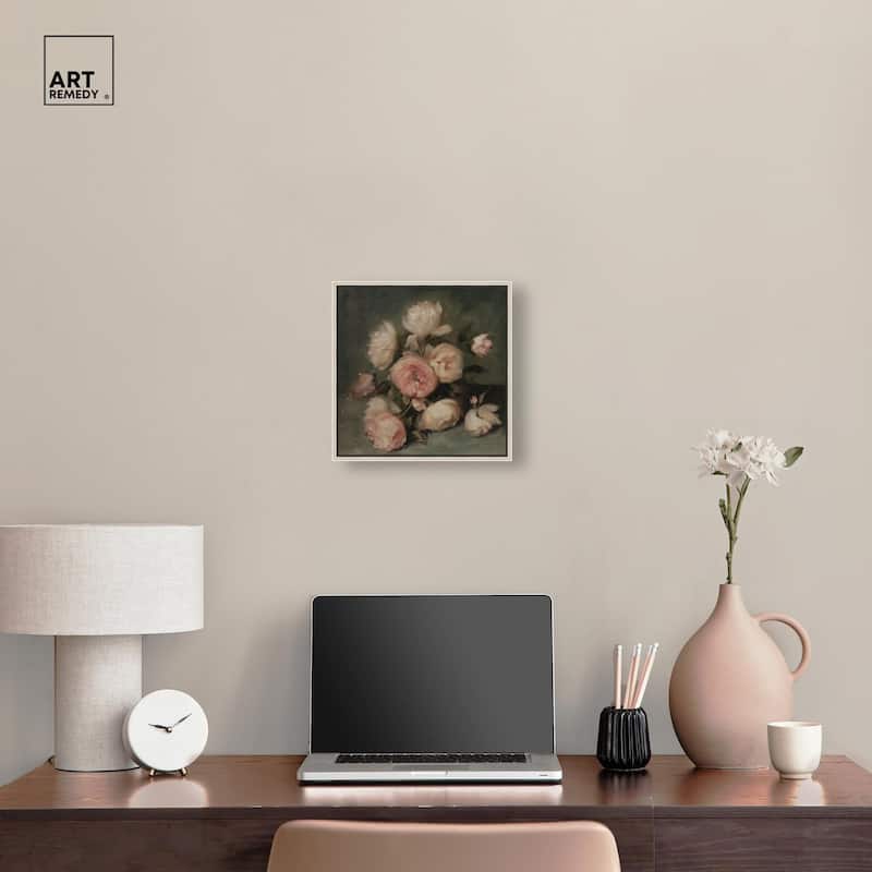 Roses in Shadow I Canvas by Art Remedy