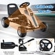 preview thumbnail 8 of 18, Gymax Pedal Go Kart for Kids 4-Wheel Ride On Toy w/ Steering Wheel &
