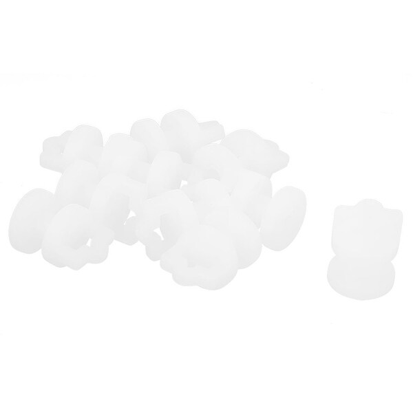 10pcs Plastic Curtain Glider Track Carrier Slide Wheels Rollers Runner