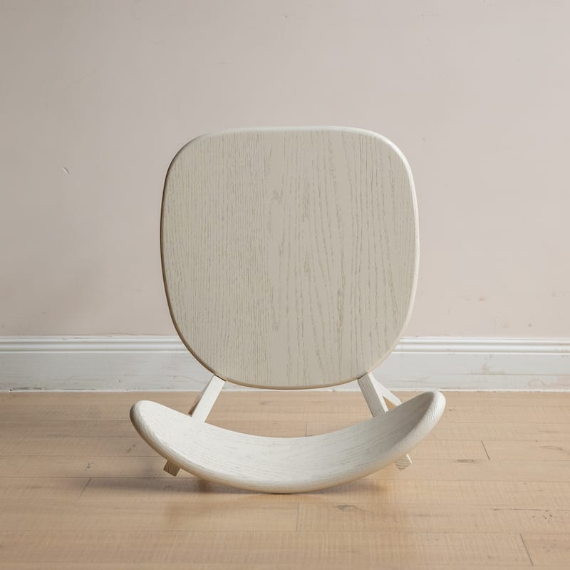 GDFStudio - Eliza Solid Oak Dining Chair with Comfortable Curved Back