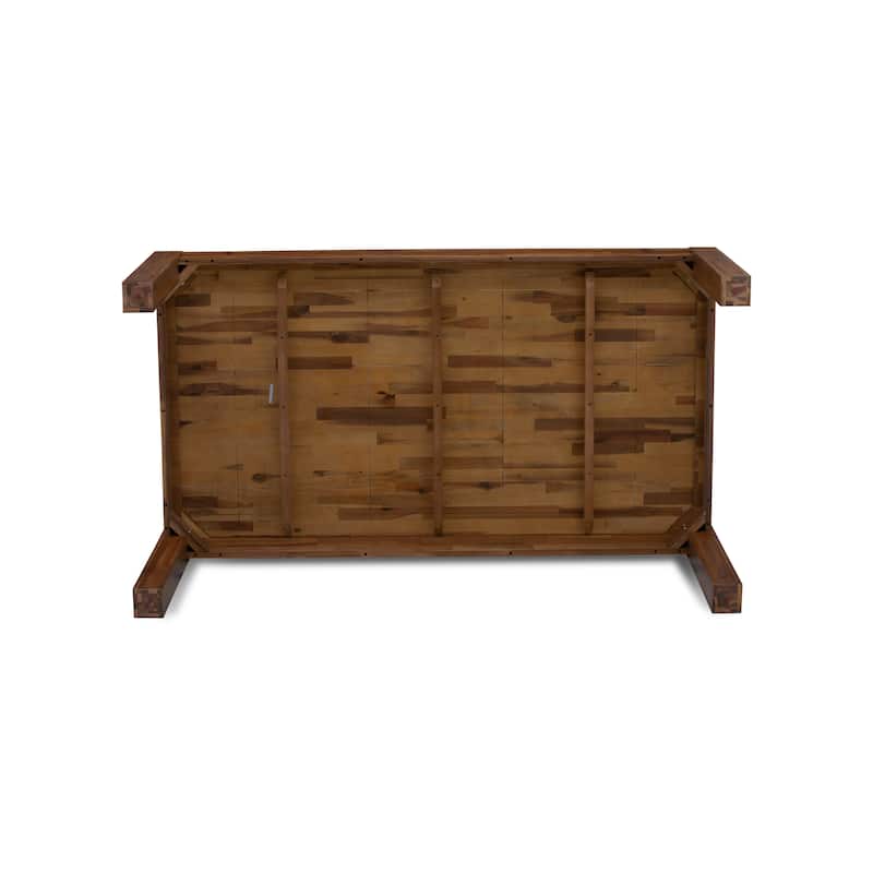 East West Furniture Dinette Set- a Wood Dining Table and Grey Parson Dining Room Chairs, Walnut (Pieces Options)