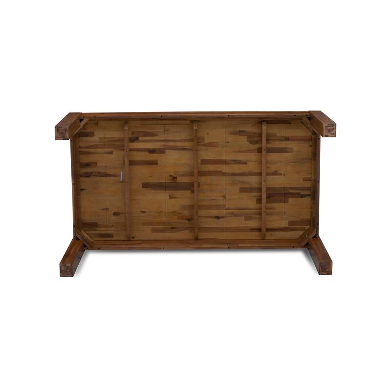 East West Furniture Kitchen Table set included a Rectangular Table and stackable Chair, Antique Walnut (Pieces & Seat Options)
