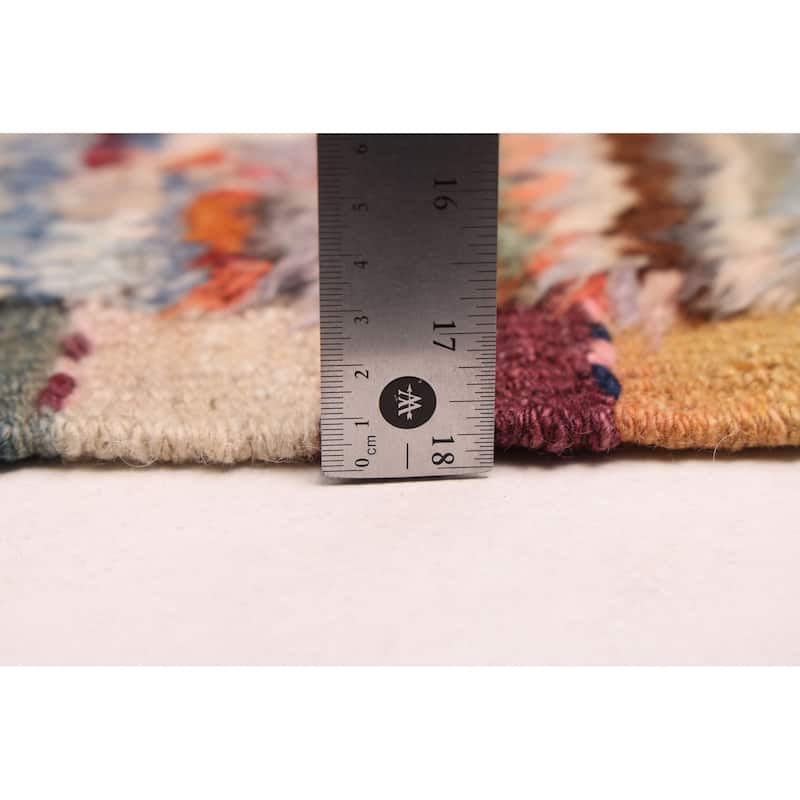 ECARPETGALLERY Hand-knotted Pak Finest Marrakesh Multi Color Wool Rug - 8'4 x 9'9