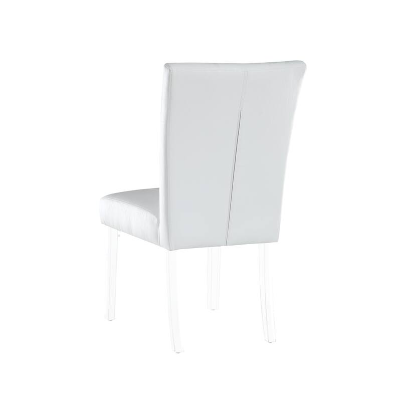 Somette Contemporary Curved Flare-Back Parson Side Chair, Set of 2