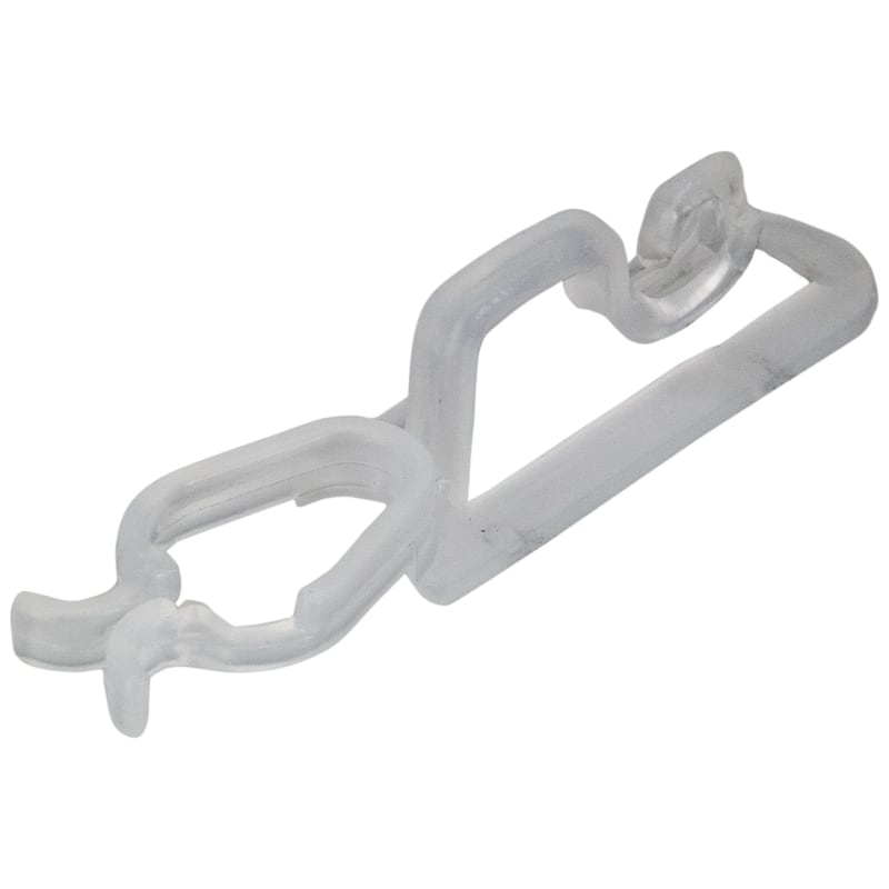 100ct Clear Commercial Grade Gutter Shingle LED Christmas Light Clips