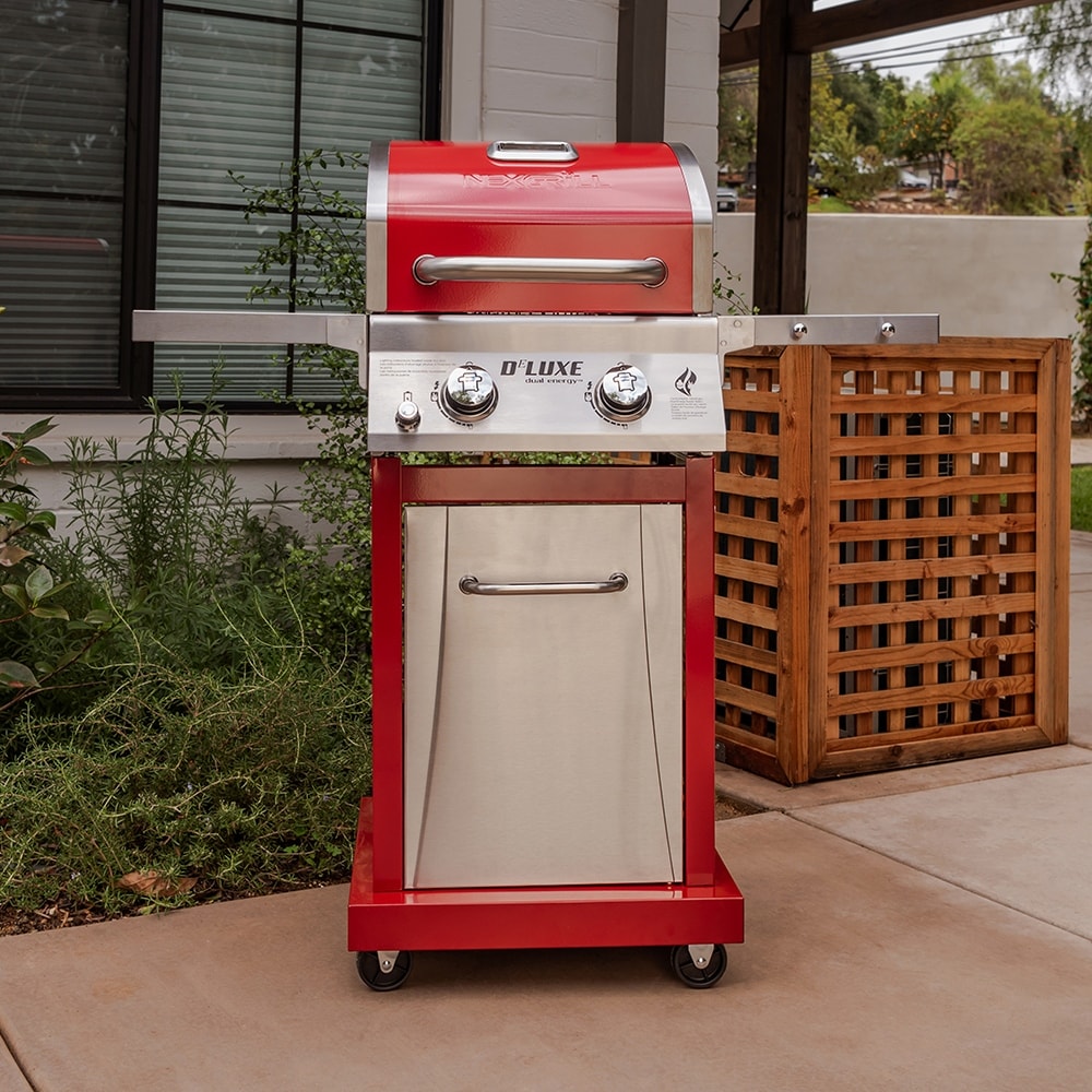 Nexgrill Deluxe 2 Burner Propane Gas Grill with Foldable Side