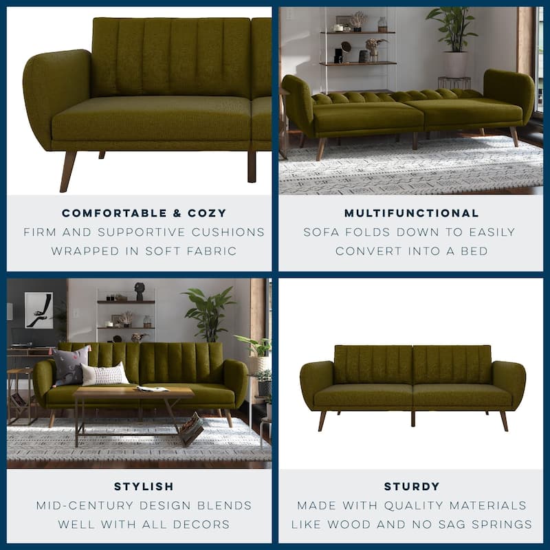 The Novogratz Brittany Futon Sofa Bed
