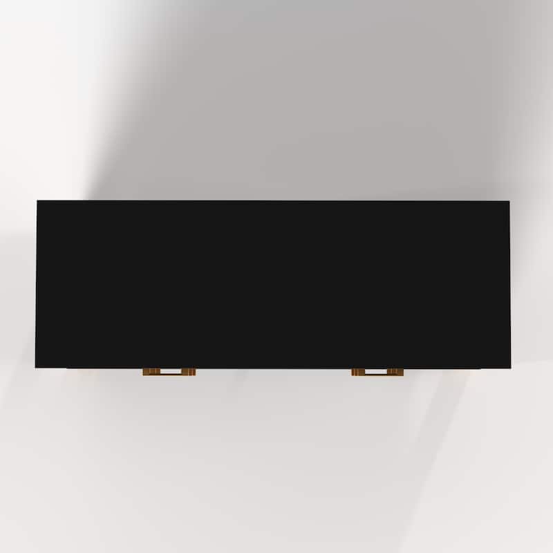 6-Drawer Double Dresser with Metal Handles & Solid Wood Legs, Kids Bedroom Storage Organizer