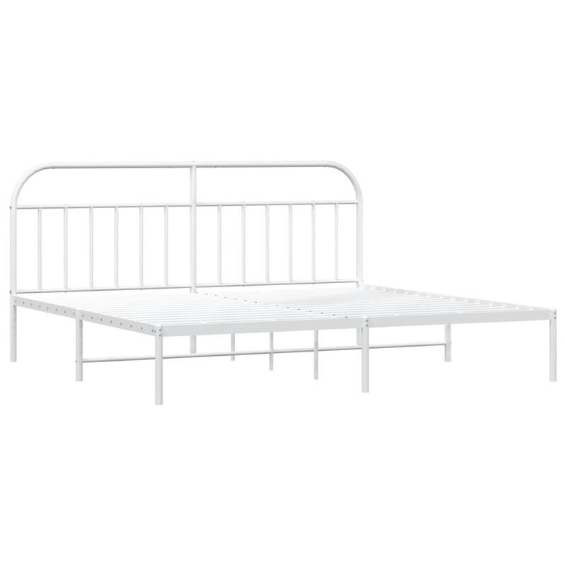 vidaXL 12 Inches Metal Bed Frame No Mattress