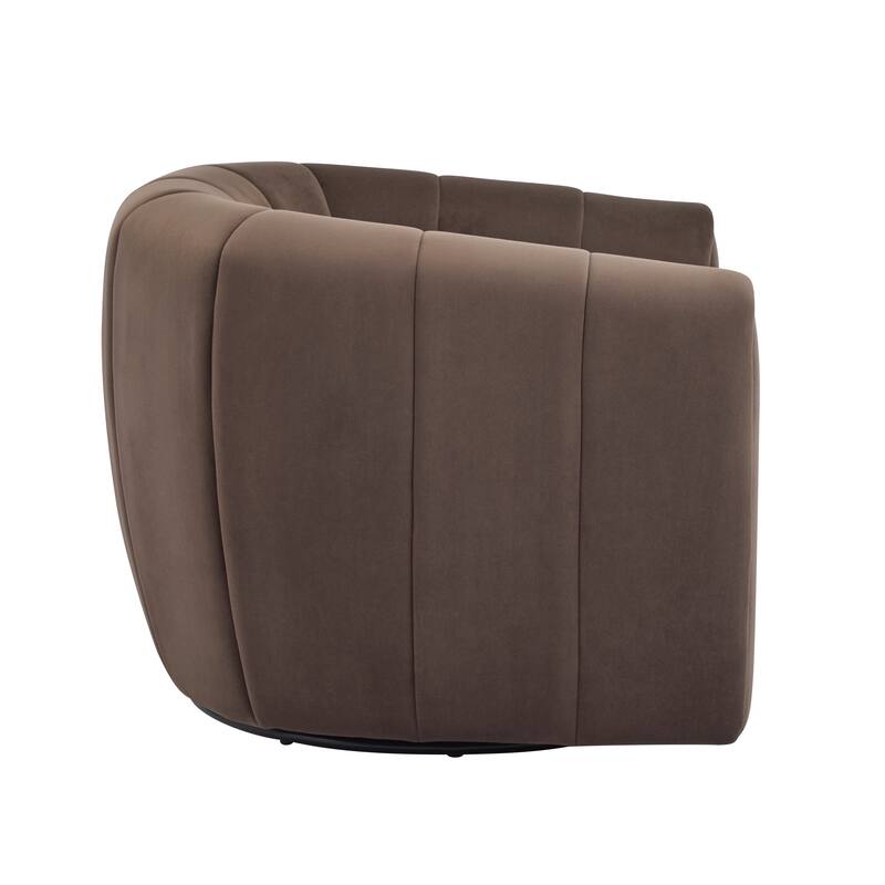 Monroe Indoor Modern Swivel Club Chair by Christopher Knight Home