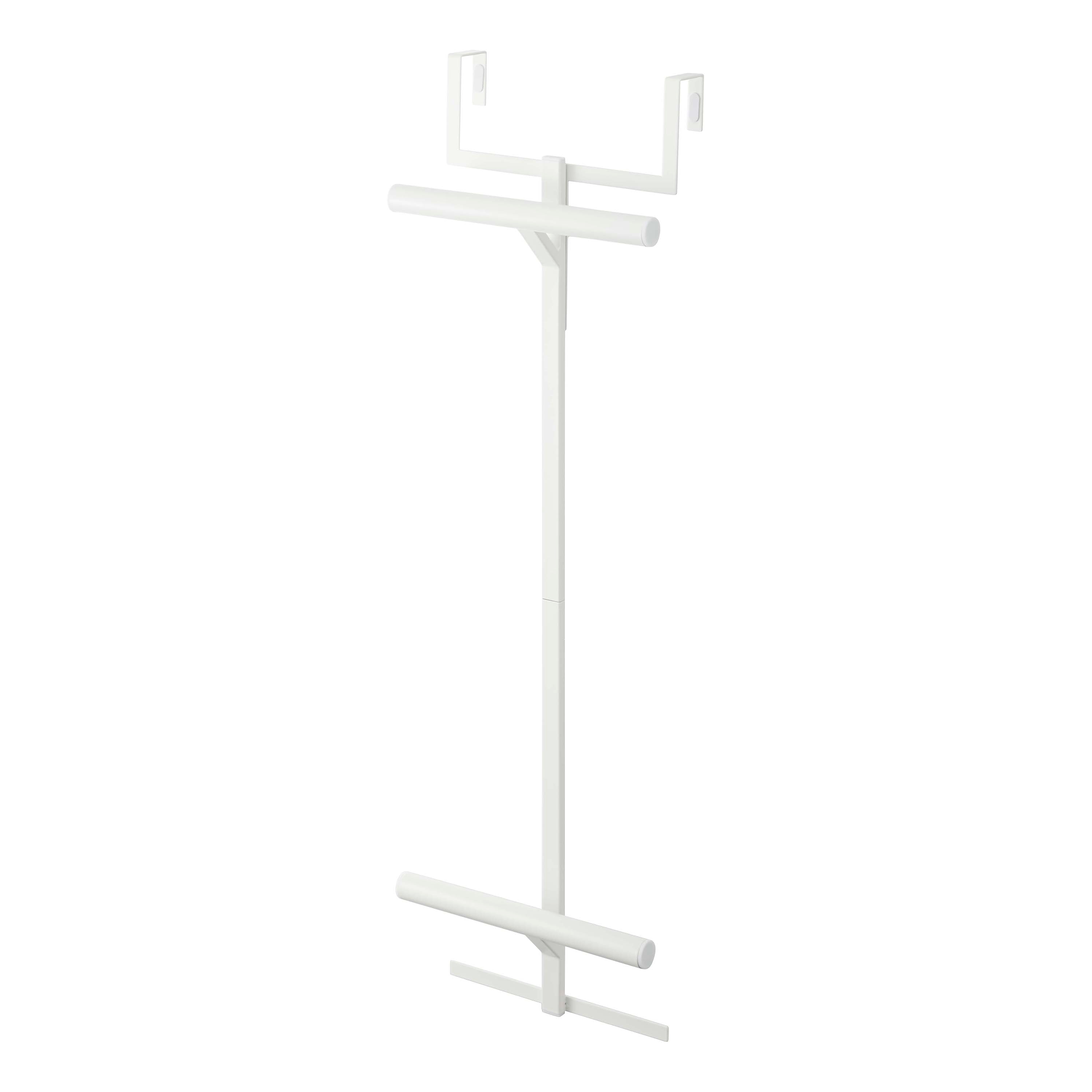 Yamazaki Home Over-the-Door Backpack Hanger, Steel, Holds 22 lbs - L 4.53 x W 10.43 x H 36.42 inches