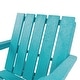 preview thumbnail 138 of 172, Shoreline Fully Assembled All-Weather HDPE Outdoor Folding Modern Adirondack Chair