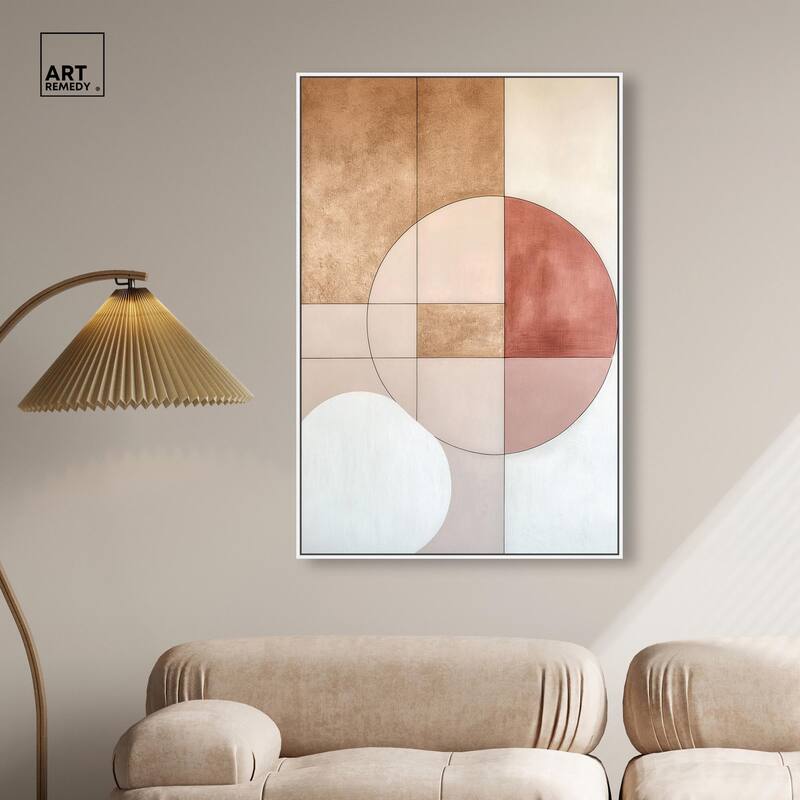 Modernist Circles II Canvas by Art Remedy