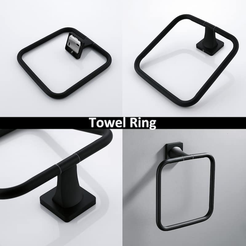 Wall-Mount 5 -Piece Bath Hardware Set