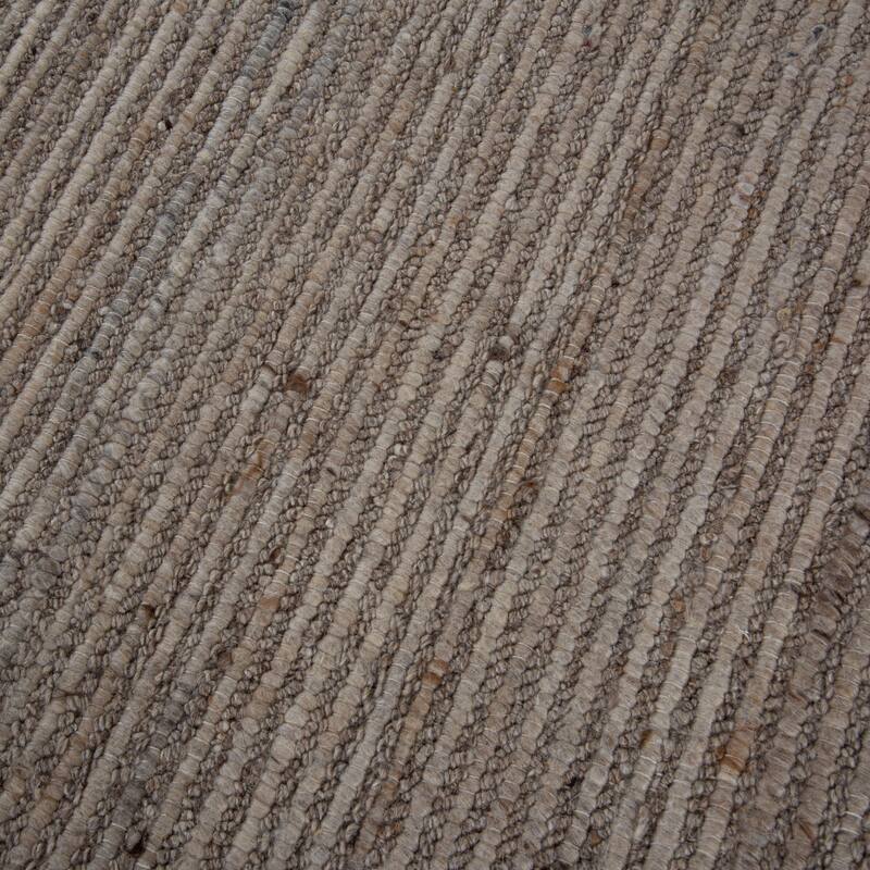 Alora Decor Nolan Hand-woven Brown Wool Rug