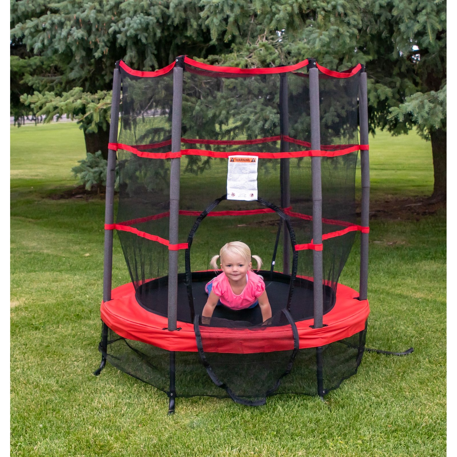 Ktaxon mini 55 inches trampoline my first kids round trampoline workout 2025
