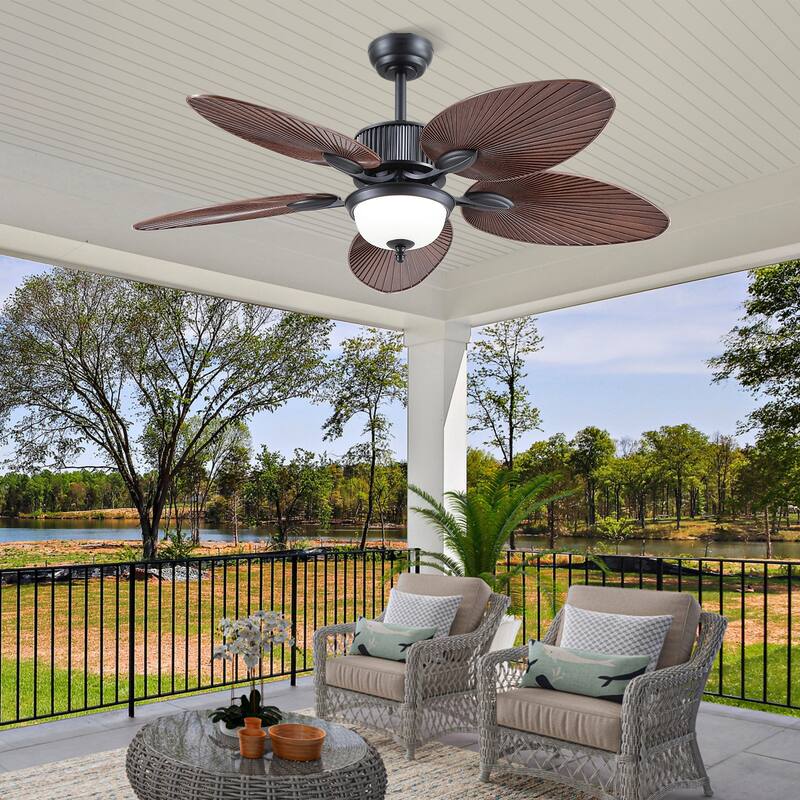 Kviflon 50 Inches Ceiling Fan with Light and Remote - 50 Inches