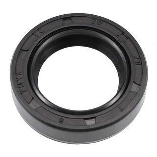 TC 30mm x 42mm x 10mm Nitrile Rubber Cover Double Lip with Spring for Bearing Shaft Black Pack of 1 sourcing map Oil Seal