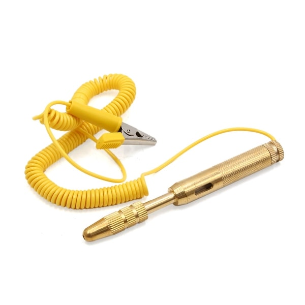 DC 6V 12V 24V Automotive Electrical Test Pen Voltage Circuit Tester Repair Tool Gold Tone