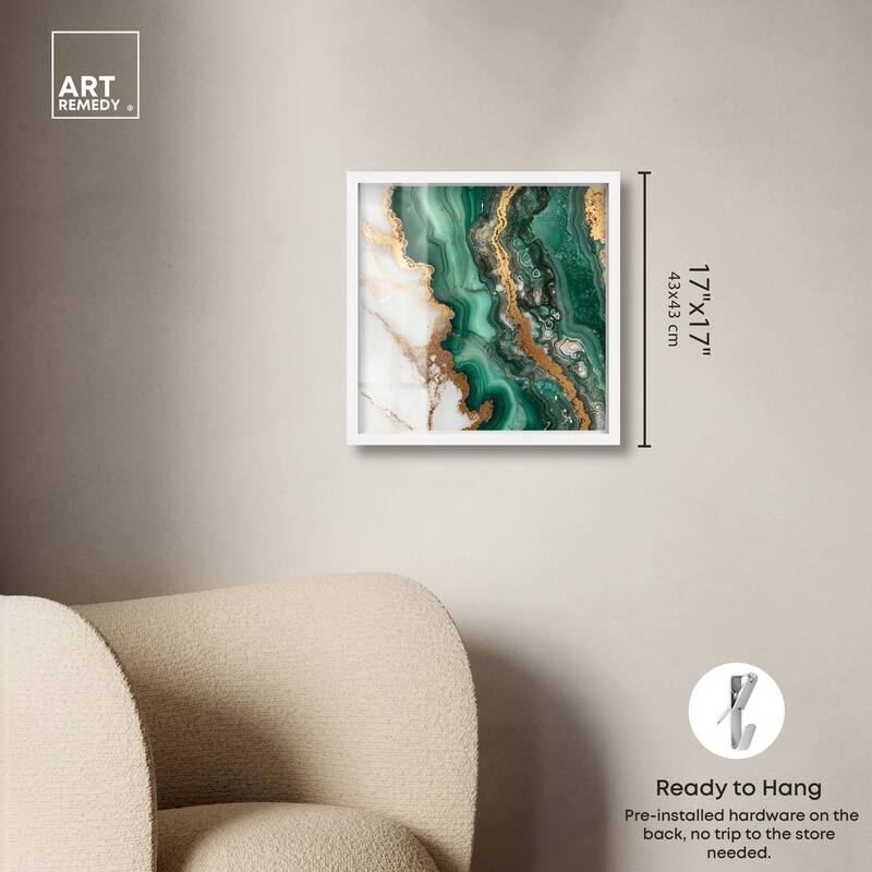 Malachite Majesty Shadowbox by Art Remedy