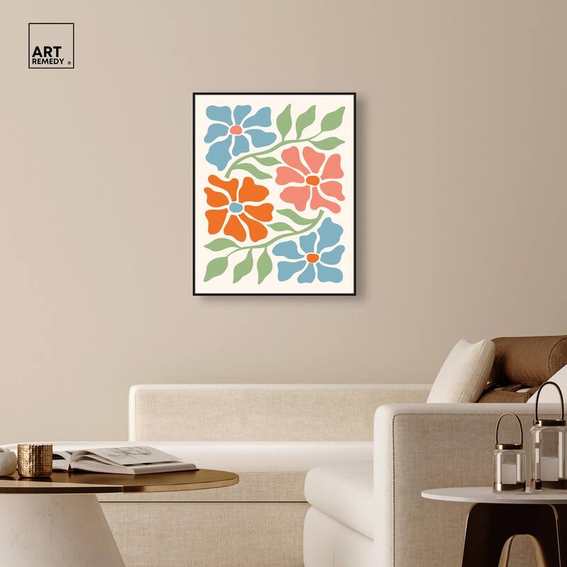 The Flowers Vines all Season Canvas by Art Remedy