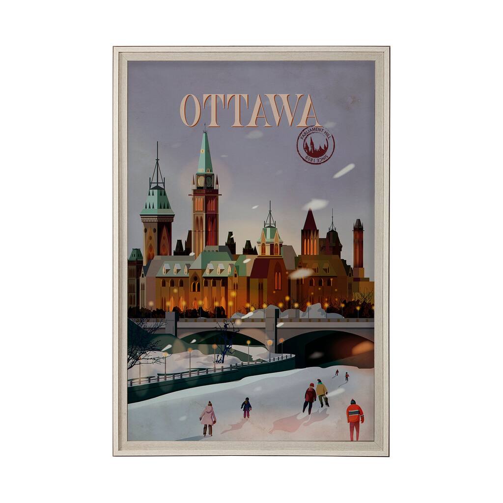 Ottawa Go (XL) Framed Art Print
