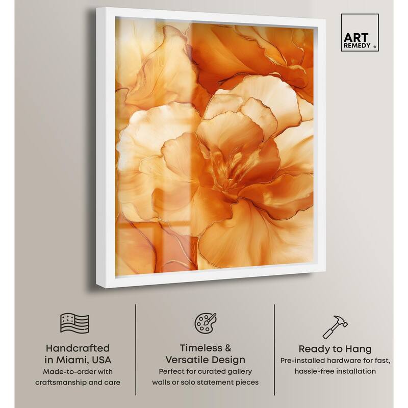 Sunlit Bloom I Shadowbox by Art Remedy